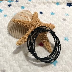 SILPADA .925 Black Spiral Wrap Bracelet B0634